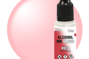 Alcohol Ink - Fluro - Red
